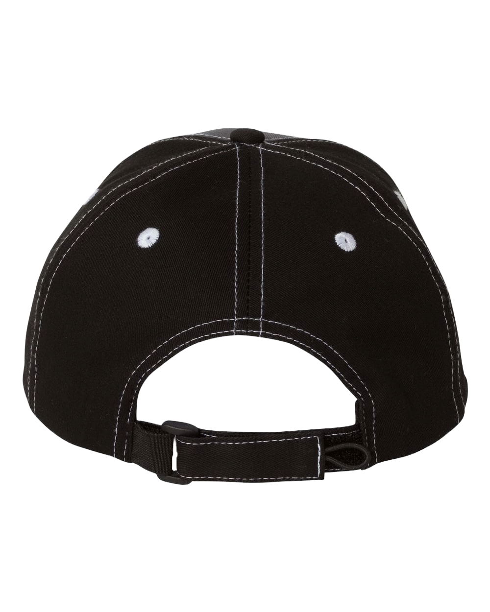 Black and Gray Trucker Hat with Same Apparel PVC Logo