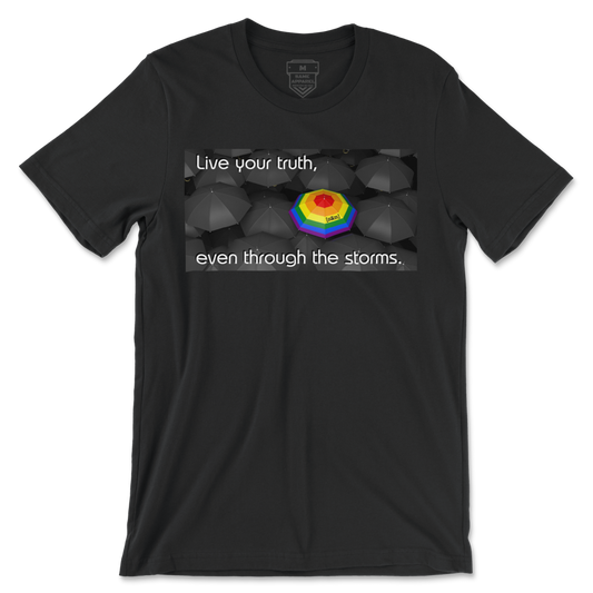 Black-Live Your Truth Graphic T
