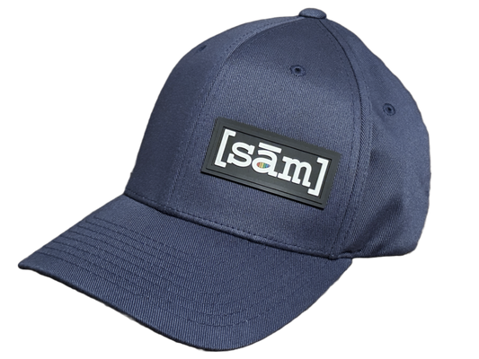 Navy Curved Fitted Hat