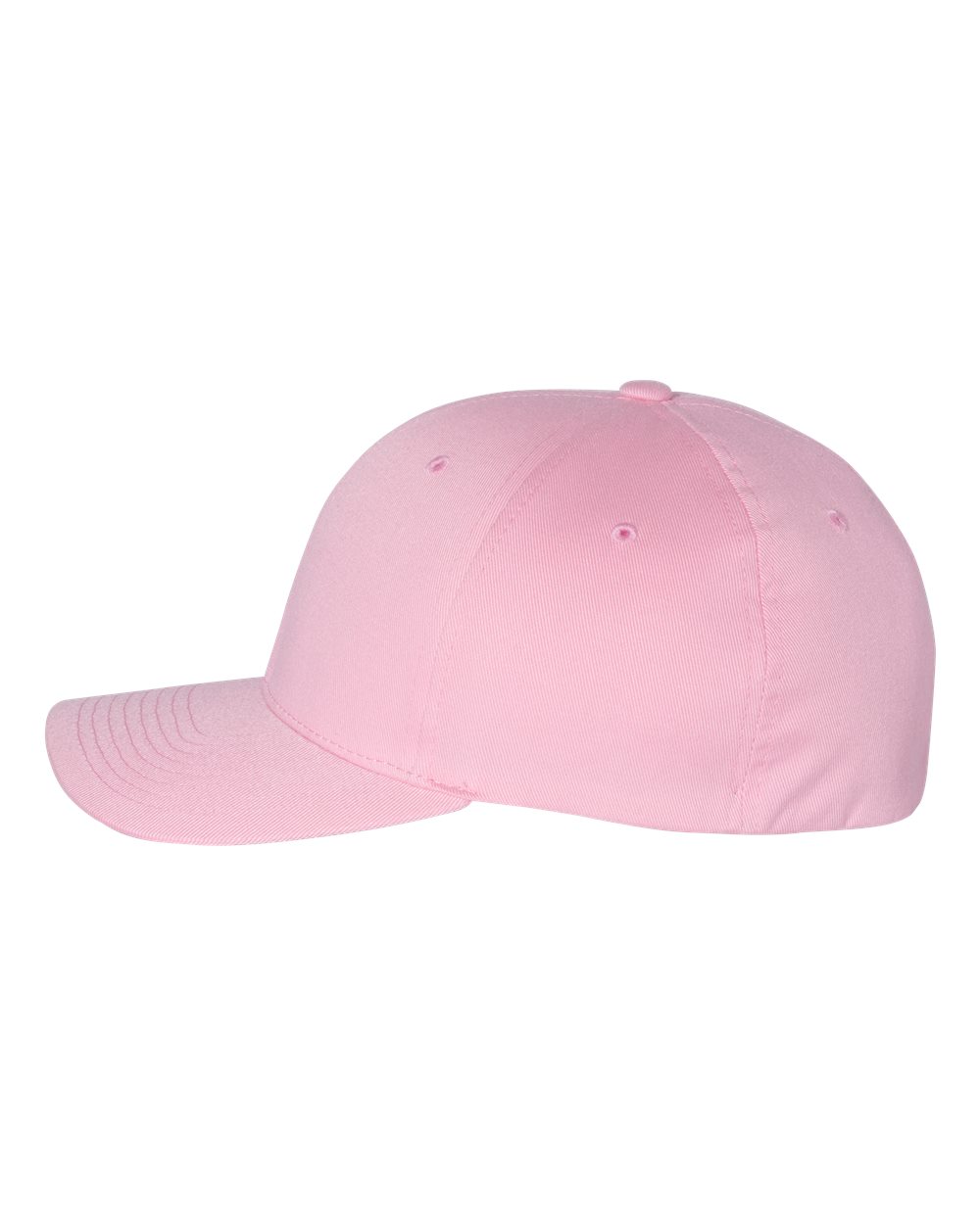 Pink Curved Fitted Hat