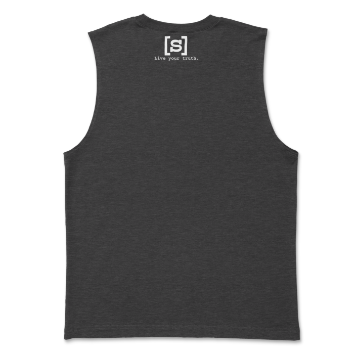 Unisex Muscle Tank-Dark Heather Grey