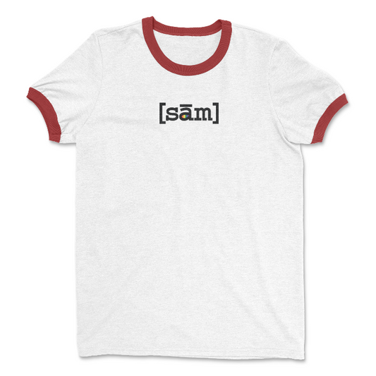 White/Red Ringer T-shirt