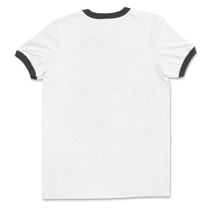 White/Black Ringer T-shirt