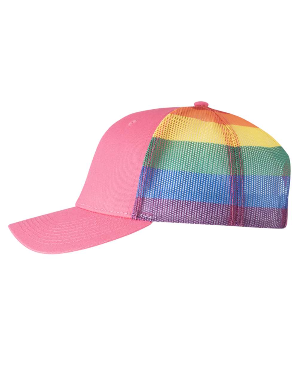 Pink/Rainbow Trucker Hat