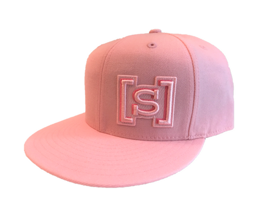Pink True-Fitted Flat Bill Hat