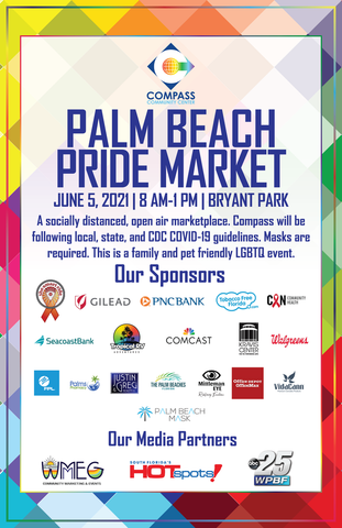 PALM BEACH PRIDE MARKET- JUNE 5TH, 2021!