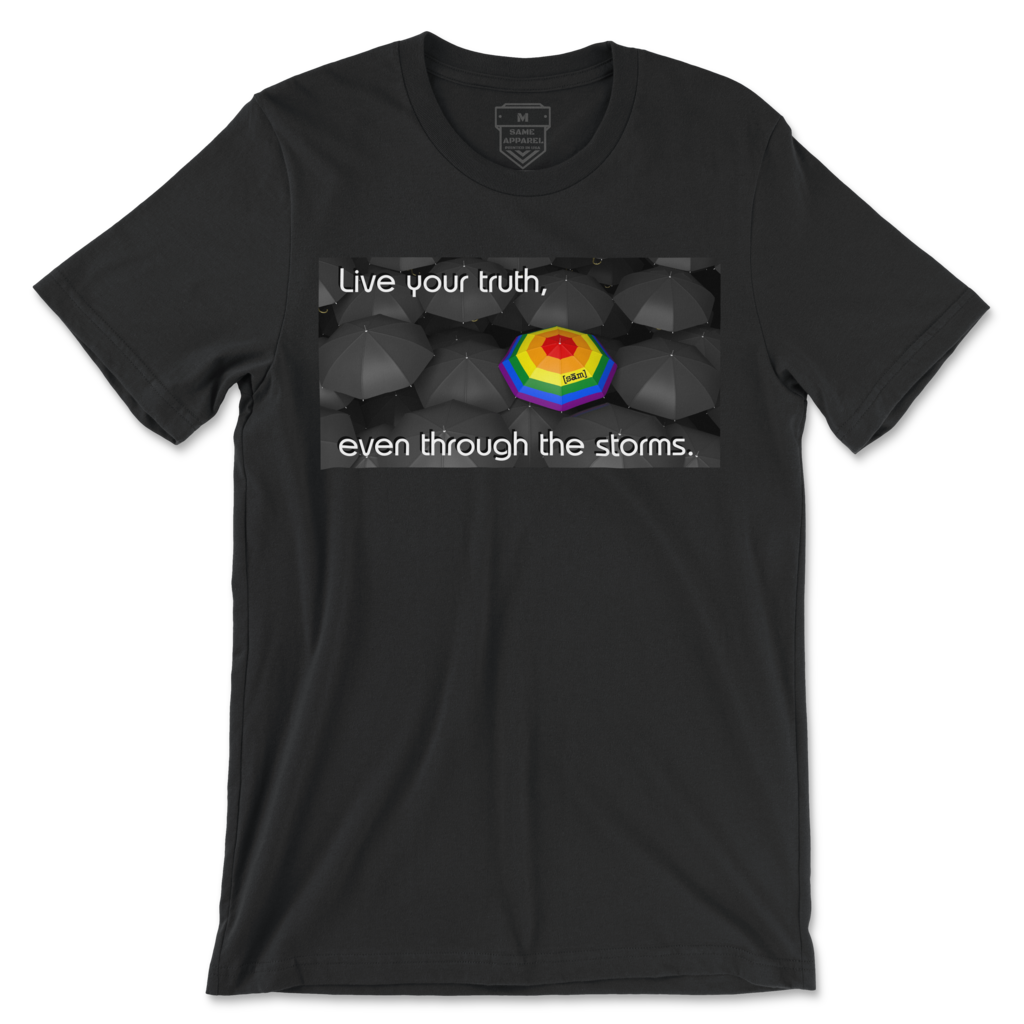 Black-Live Your Truth Graphic T