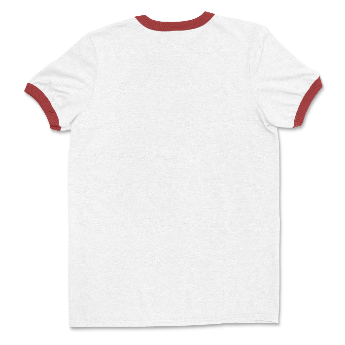 Vintage Gay Apparel Ringer T-shirt-White/Red – Same Apparel